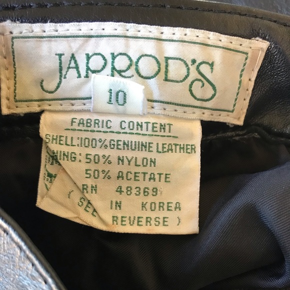 Full Length 100% Black Leather Size 10 Skirt - Picture 8 of 8